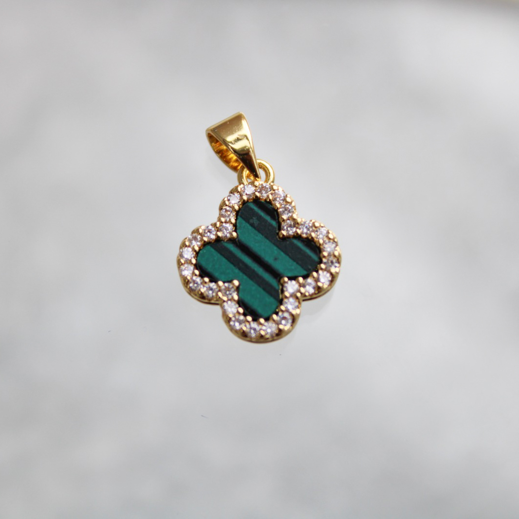 Dije Van Cleef con zircones en rodio - Imagen 4
