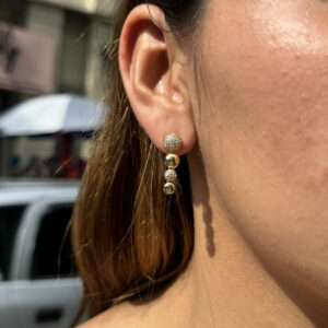 Topo medio balín con zircones