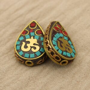 Tibetano gota de 26 mm en bronce