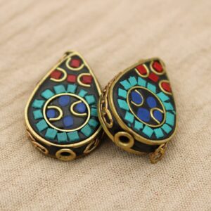 Tibetano gota de 25 mm en bronce
